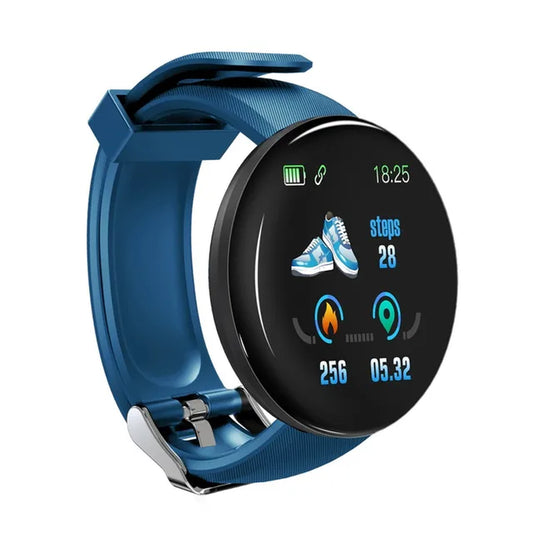 Digital Watch the Mens' Watches Blood Pressure round Smart Watch Women Smart Bracelet Waterproof Sport Tracker for Android IOS