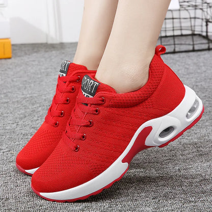 Fitness Shoes Woman Arder Sports Girl Running Shoes Ventilation Net Jogging Shoes Air Cushion Sneaker Cushioning Women Shoe