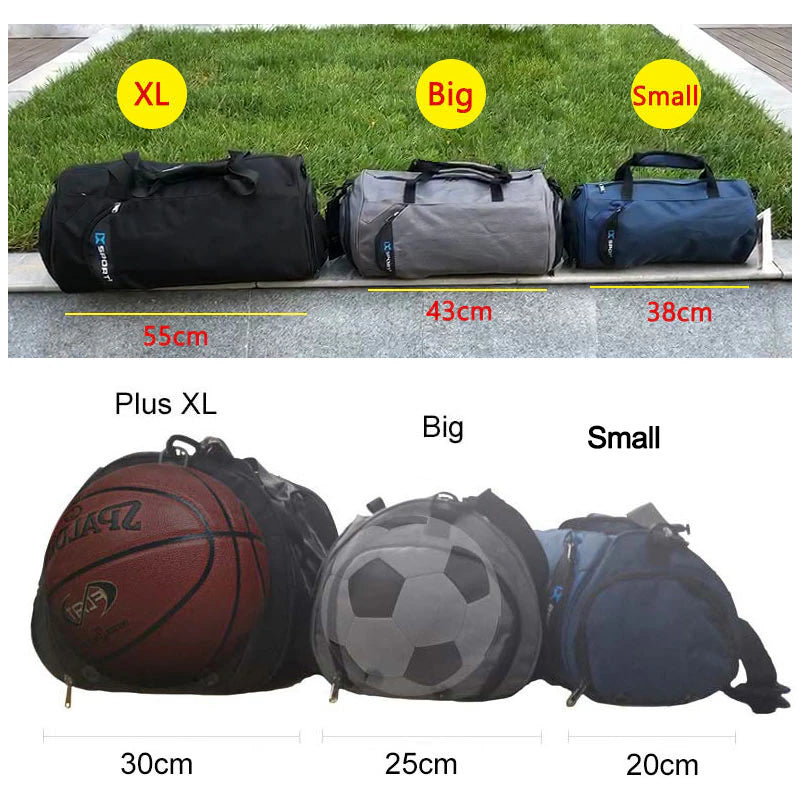 Large Gym Bag Fitness Bags Wet Dry Training Men Yoga for Shoes Travel Shoulder Handbags Multifunction Work Out Swimming Bag