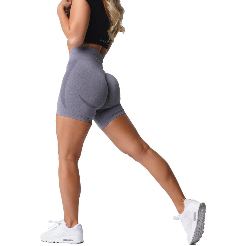 Seamless Shorts for Women Push up Booty Workout Shorts Fitness Sports Short Gym Clothing Yoga Shorts