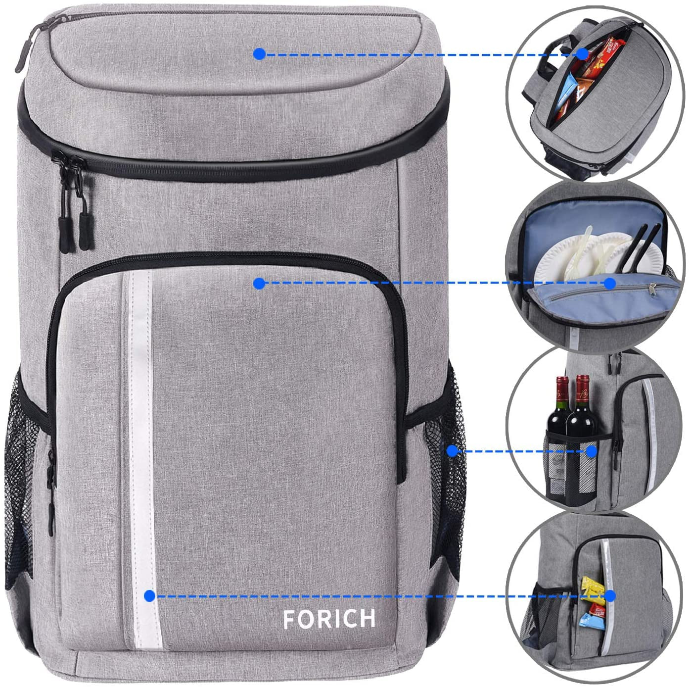 FORICH Insulated Cooler Backpack