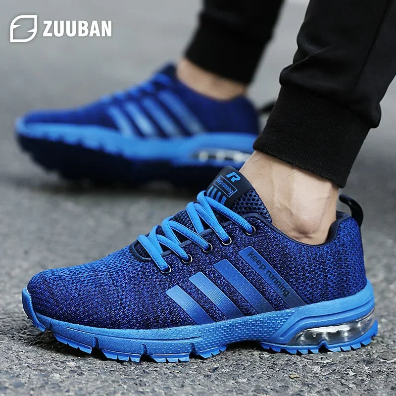 Shoes Men Sneakers Mens Trainers Cushion Mens Gym Shoes Casual Leisure Blue Shoes Men Tenis Masculino Adulto Tenis Masculino