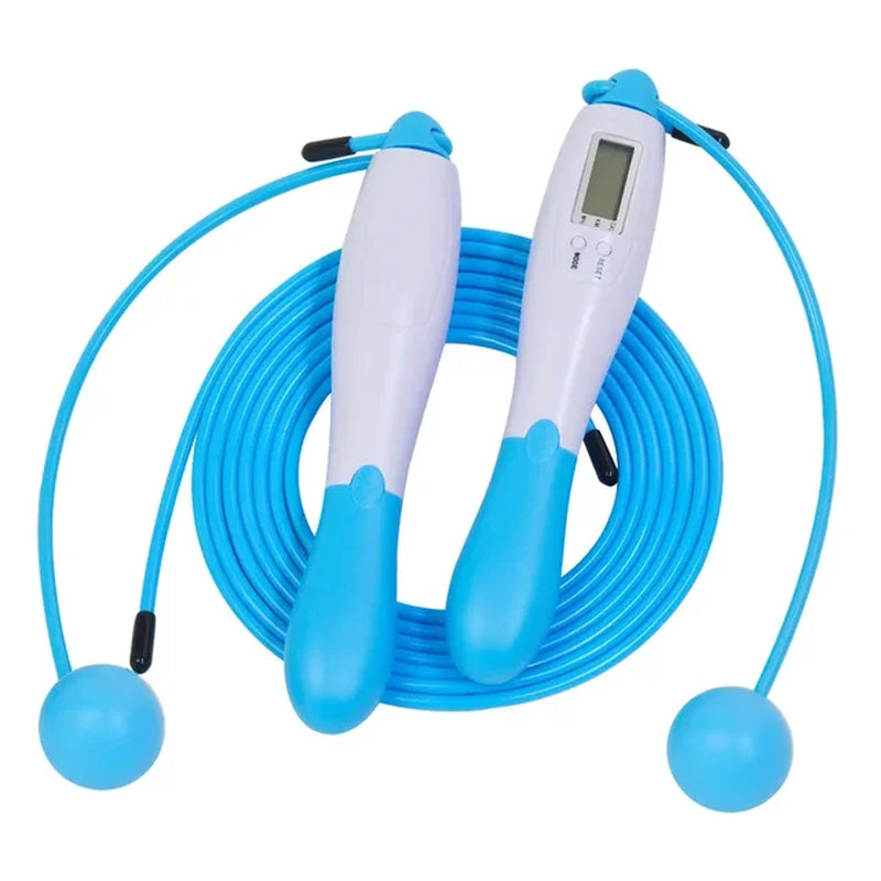 Digital Wireless Calorie Counter Skip Rope Sport Weights Exercise Fitness Body Building Cordless Digital Jump Ropes Set