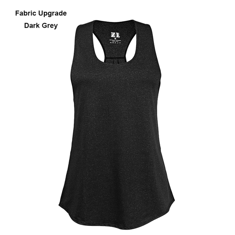 Sleeveless Racerback Yoga Vest Athletic Fitness Sport Tank Tops Gym Running Training Yoga Shirts Workout Tops for Women