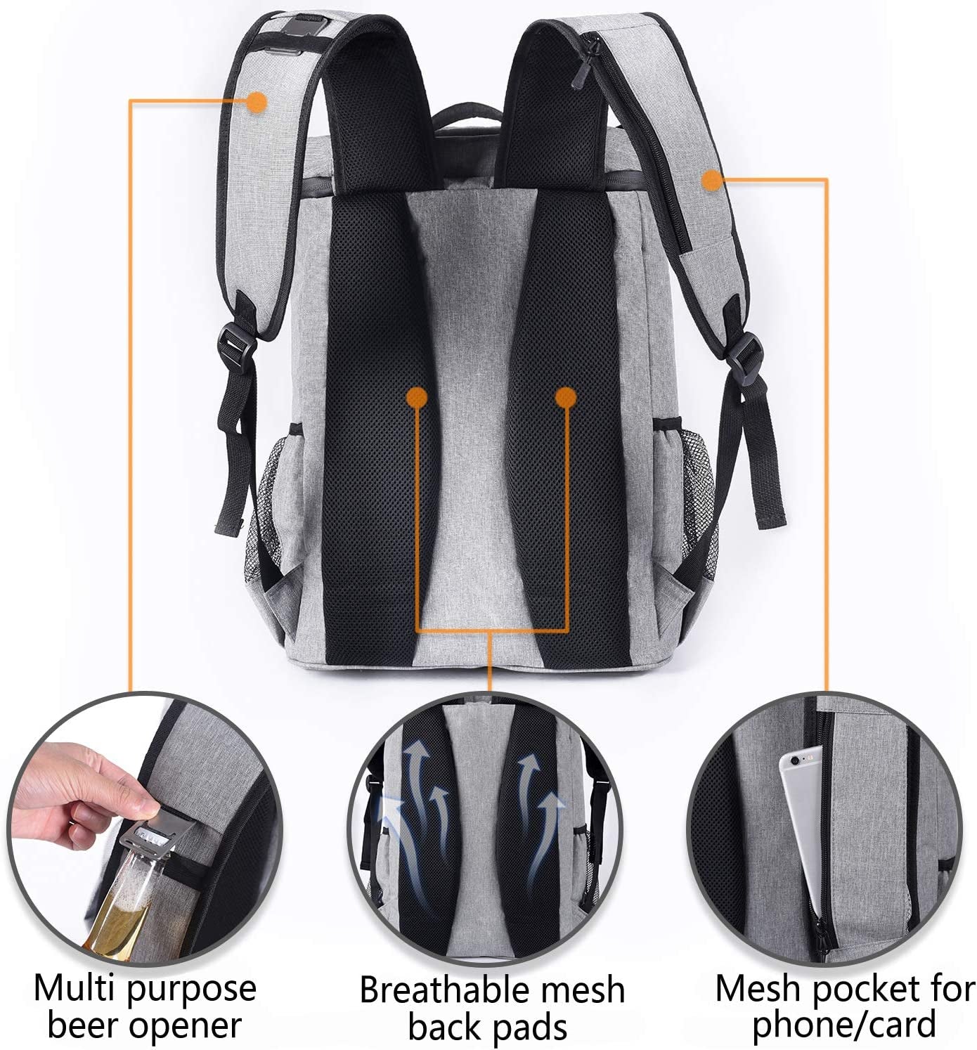 FORICH Insulated Cooler Backpack