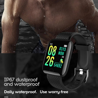 D13 Smart Watch Men Women IP67 Waterproof Sports Smart Wristwatch Bluetooth Heart Rate Fitness Smart Bracelet for Android IOS